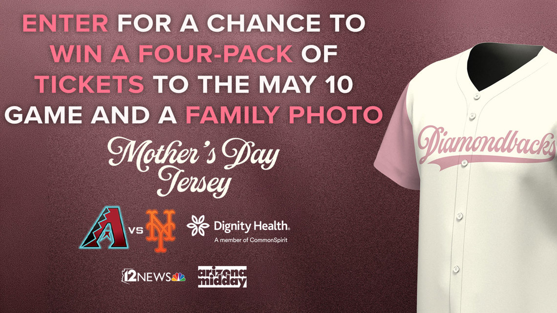 Enter for a chance to win tickets to attend an Arizona Diamondbacks game on Mother's Day