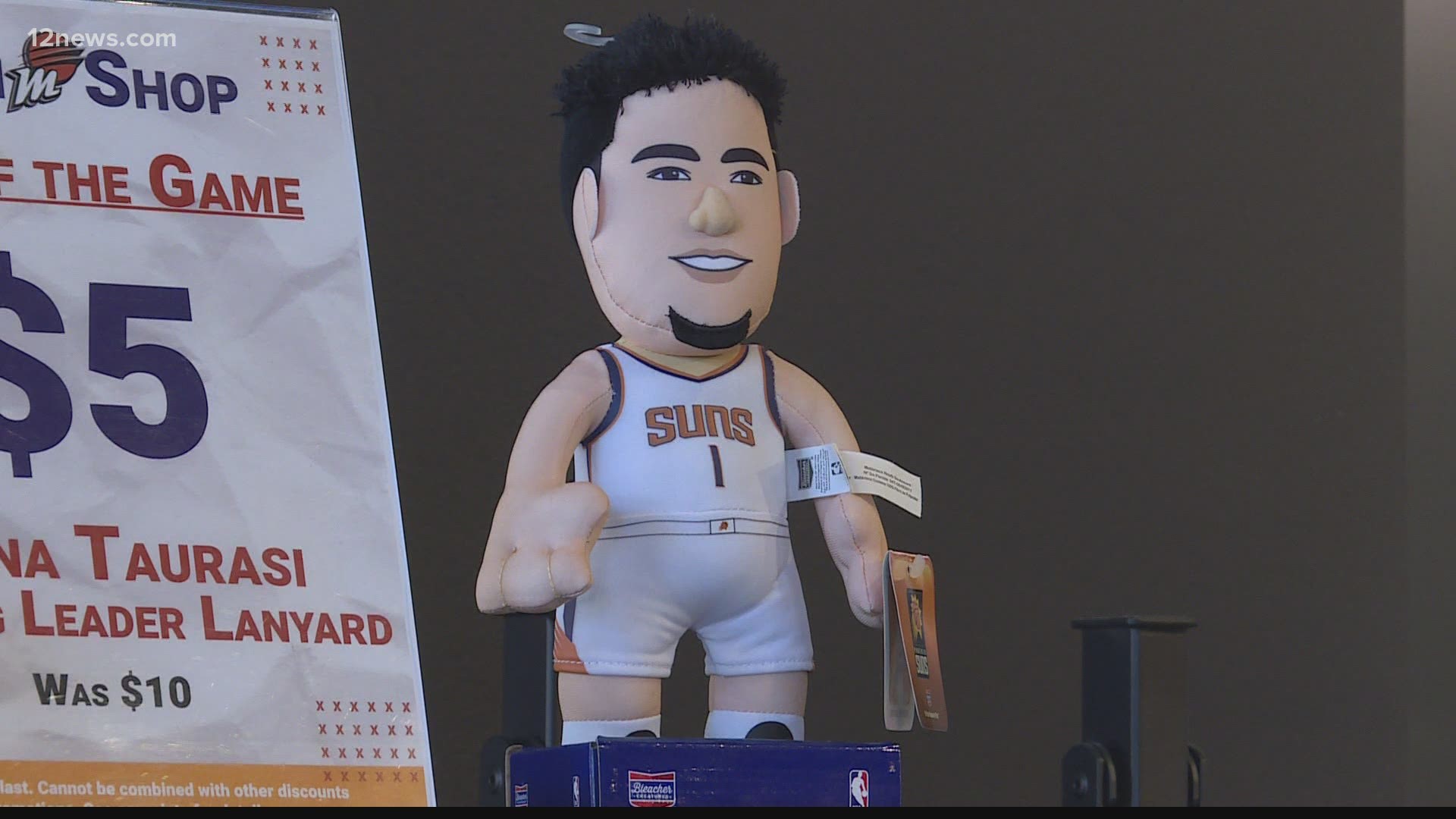Phoenix Suns Team Shop in NBA Fan Shop 