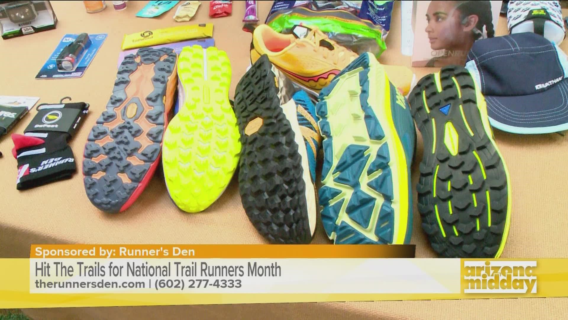 Ron French, with Runner's Den, gives us a look at the different shoes & gear that are a must before hitting the trails for a run