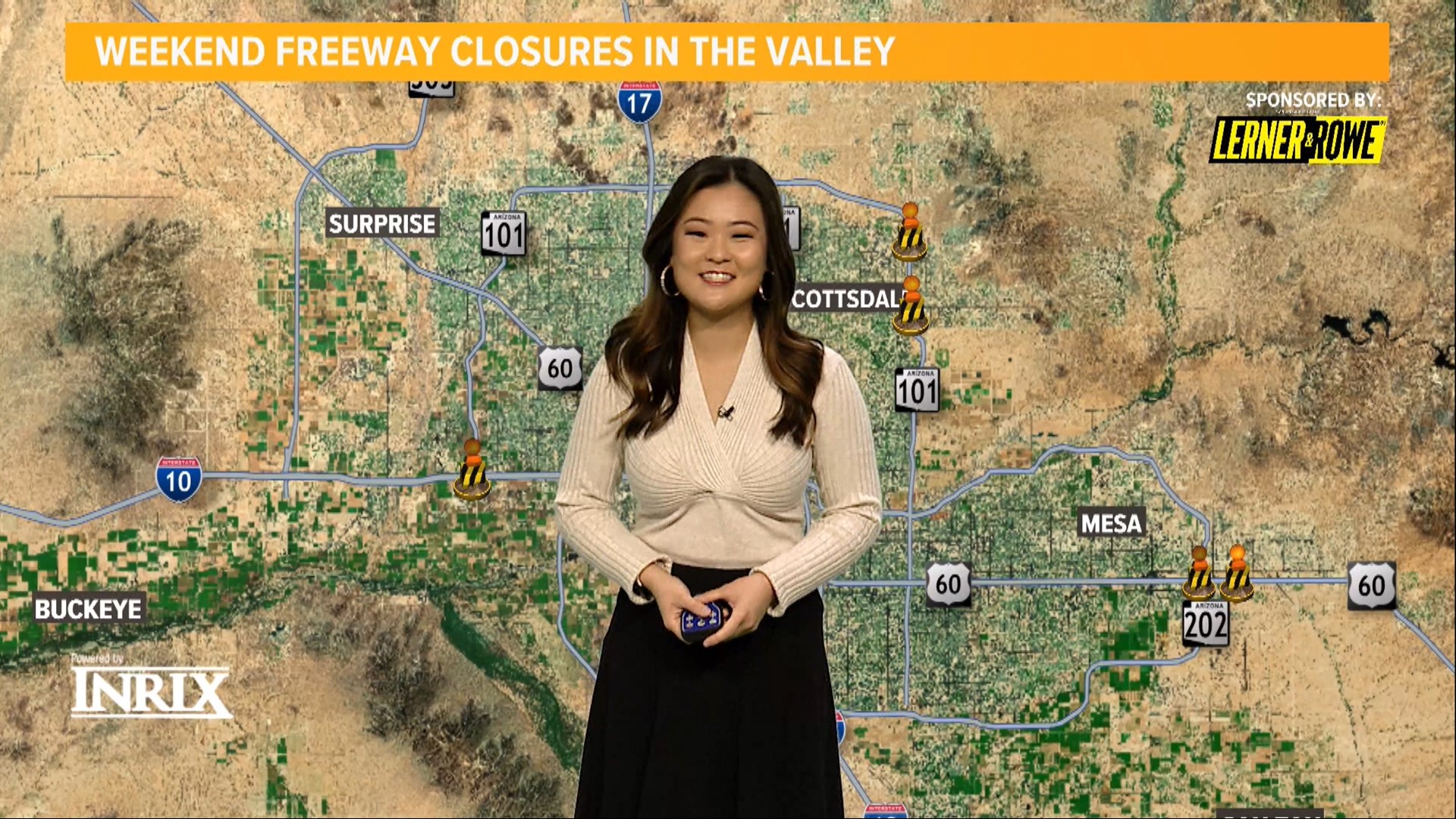 12News' Stella Sun gives us a breakdown of the closures and detours on Valley roads this weekend.