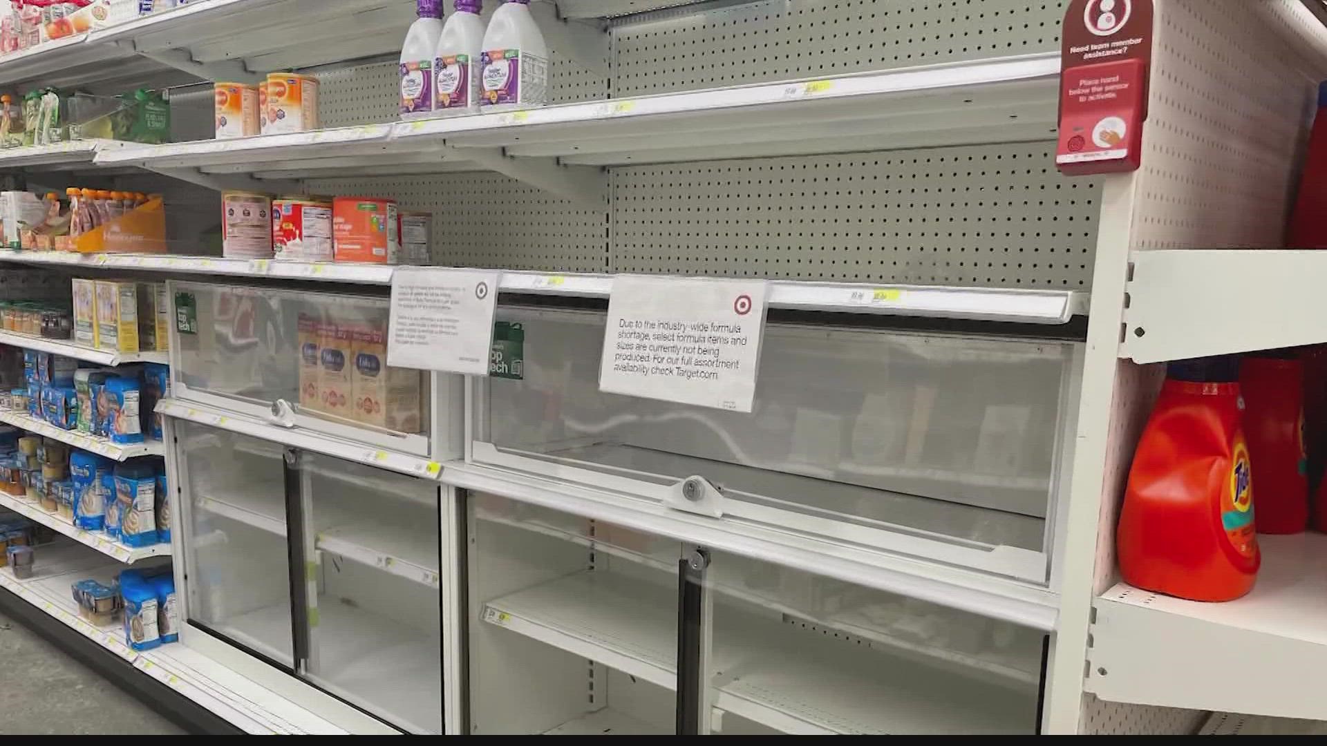 Store shelves are empty and the formula shortage situation has only gotten worse.