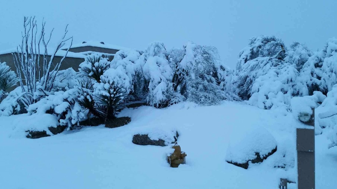 PHOTOS Arizona's massive winter storm drops snow on Scottsdale