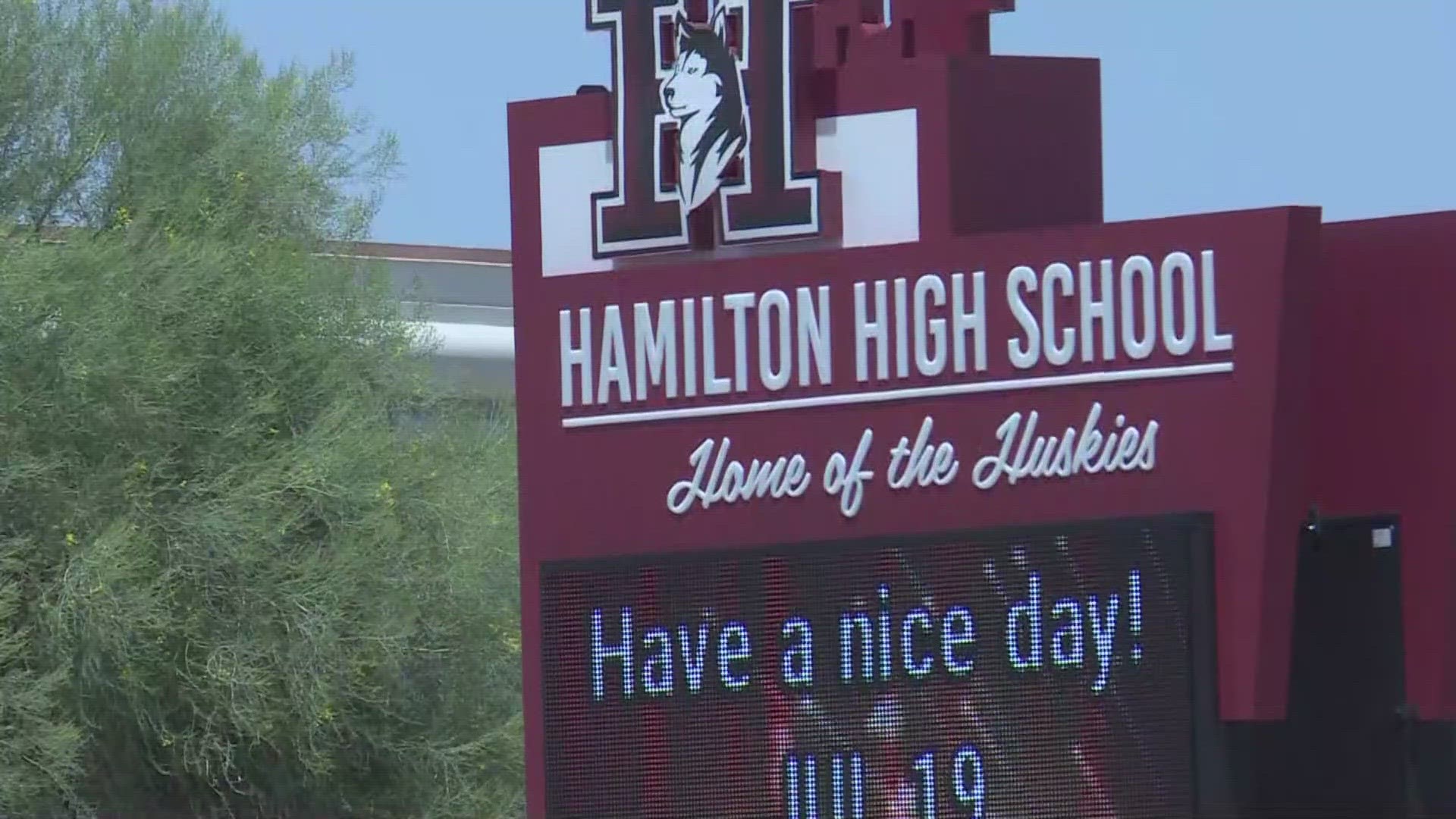 Students at Chandler Unified School District, and others, went back to school on Wednesday.