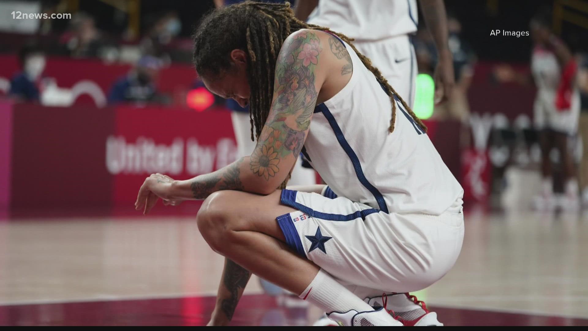 Griner was detained at a Moscow airport in February after Russian authorities said a search of her luggage revealed vape cartridges.