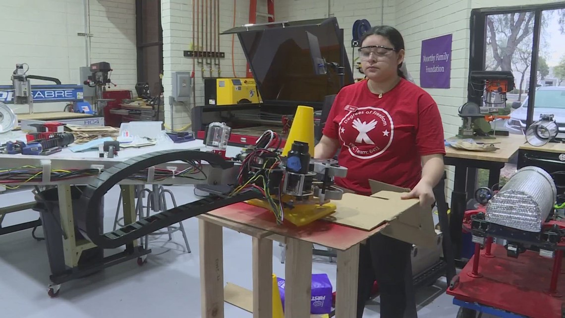 Valley robotics team wins Impact award