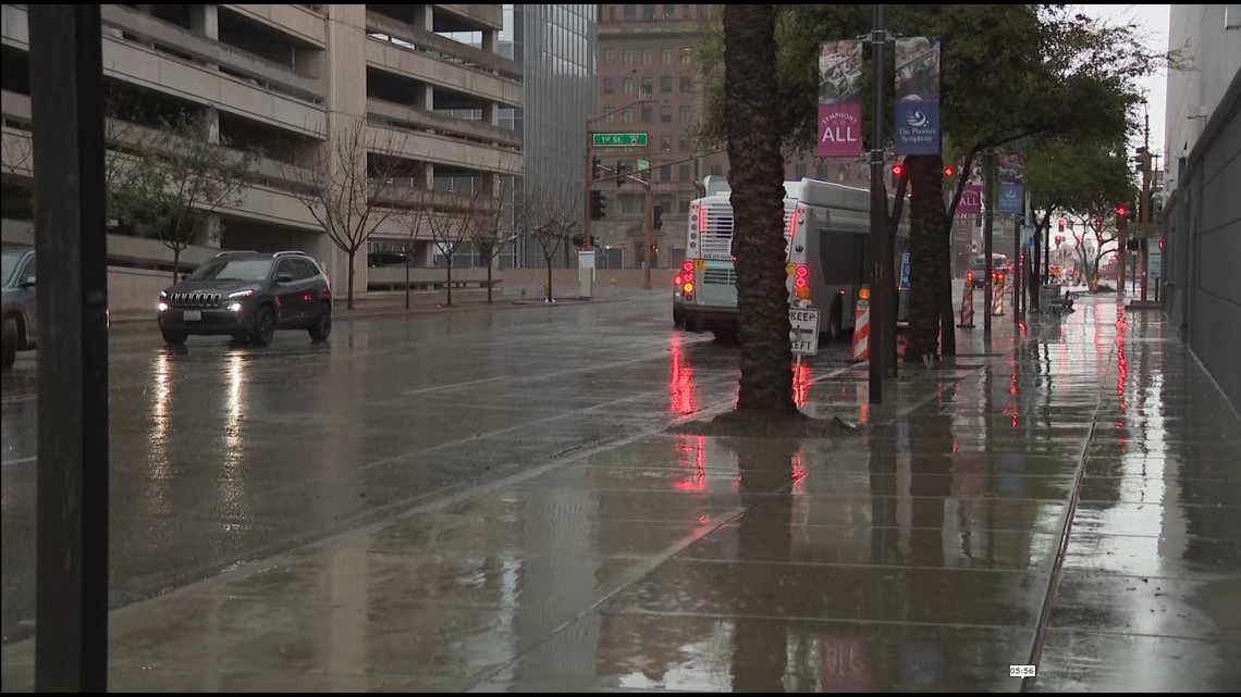 Wet weather has returned to the Valley. Here's how much rain we've seen so far.