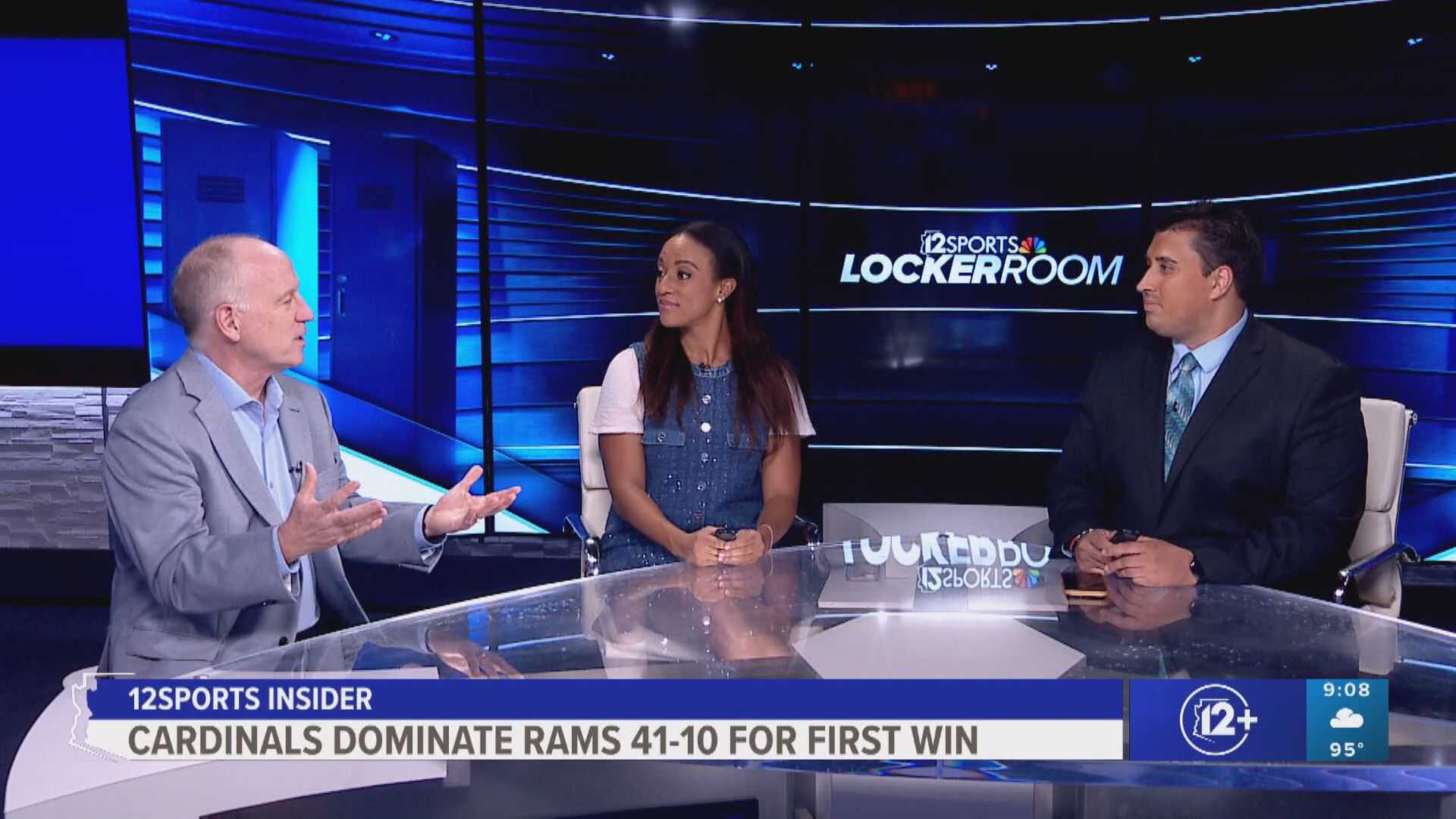 Long-time former Cardinals beat writer Kent Somers breaks down Cardinals 41-10 win over Rams on 12Sports Locker Room with Cameron Cox and Lina Washington.