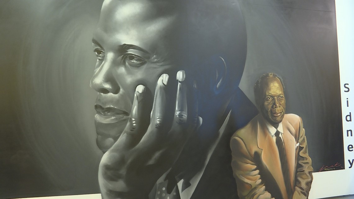 Escuela de cine en ASU presentó mural de Sidney Poitier en Mesa