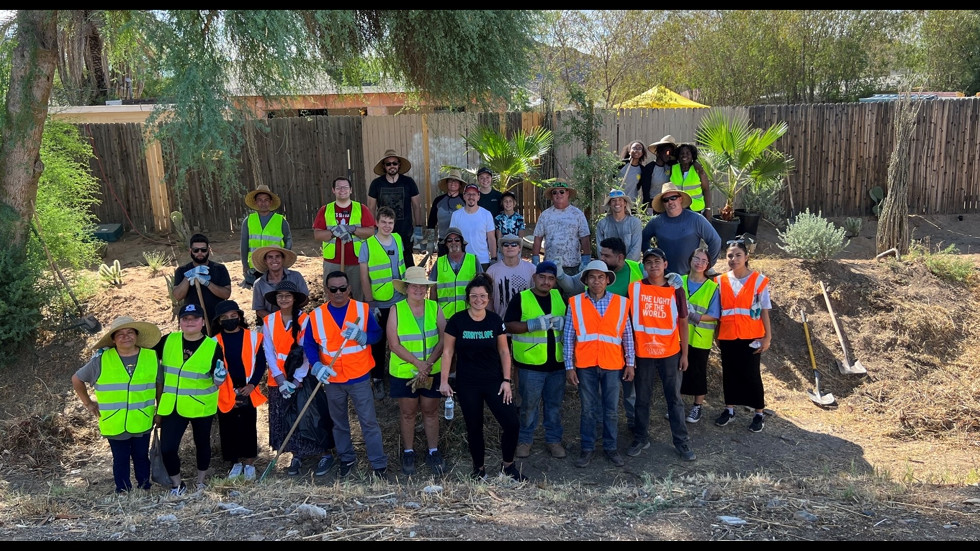 Norton Vista residents were using cacti to help clean and beautify abandoned alleyways