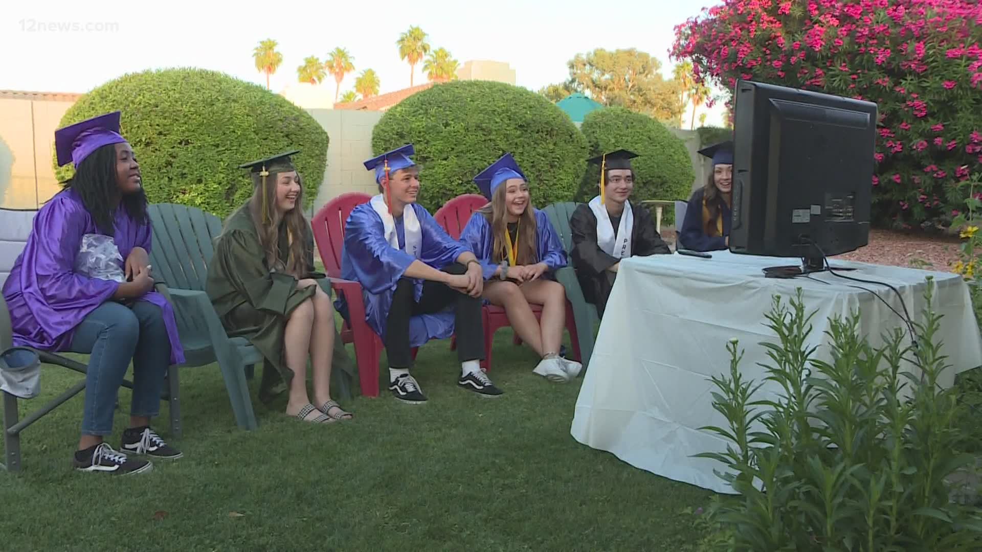 Seniors across the country got a sendoff from some big names in the “Graduate Together” broadcast, and some local leaders of this year’s class were featured too.