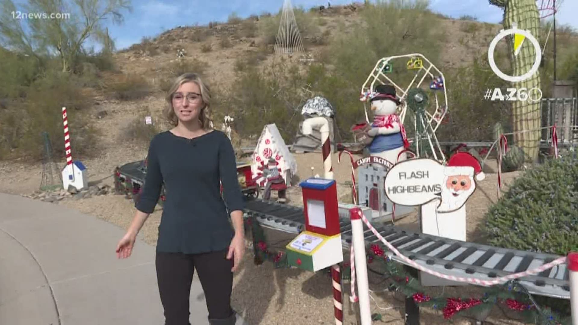 The Christmas display at one Ahwatukee home was recently featured on HGTV. Colleen Sikora has the story.
