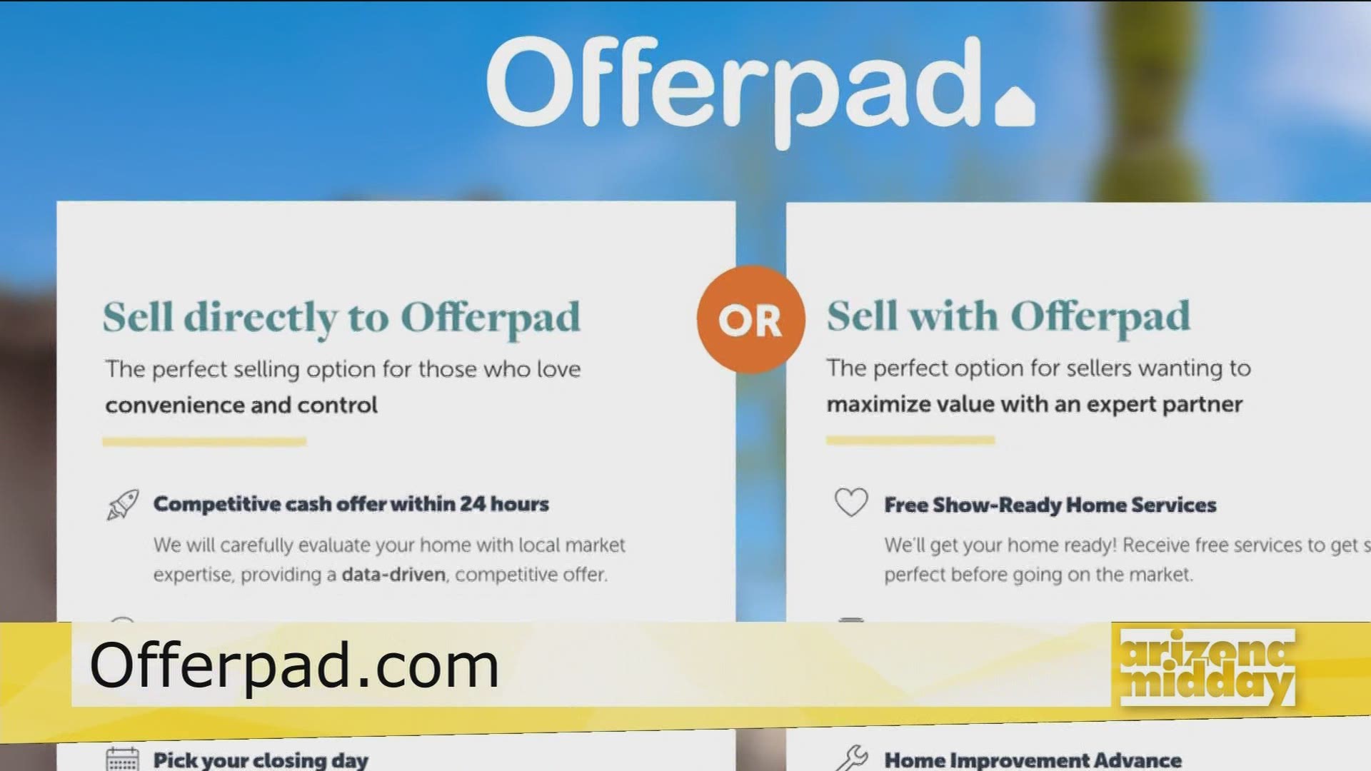 Cortney Read with Offerpad gives us a rundown of the Real Estate Solutions Center and how Sellers can get started.