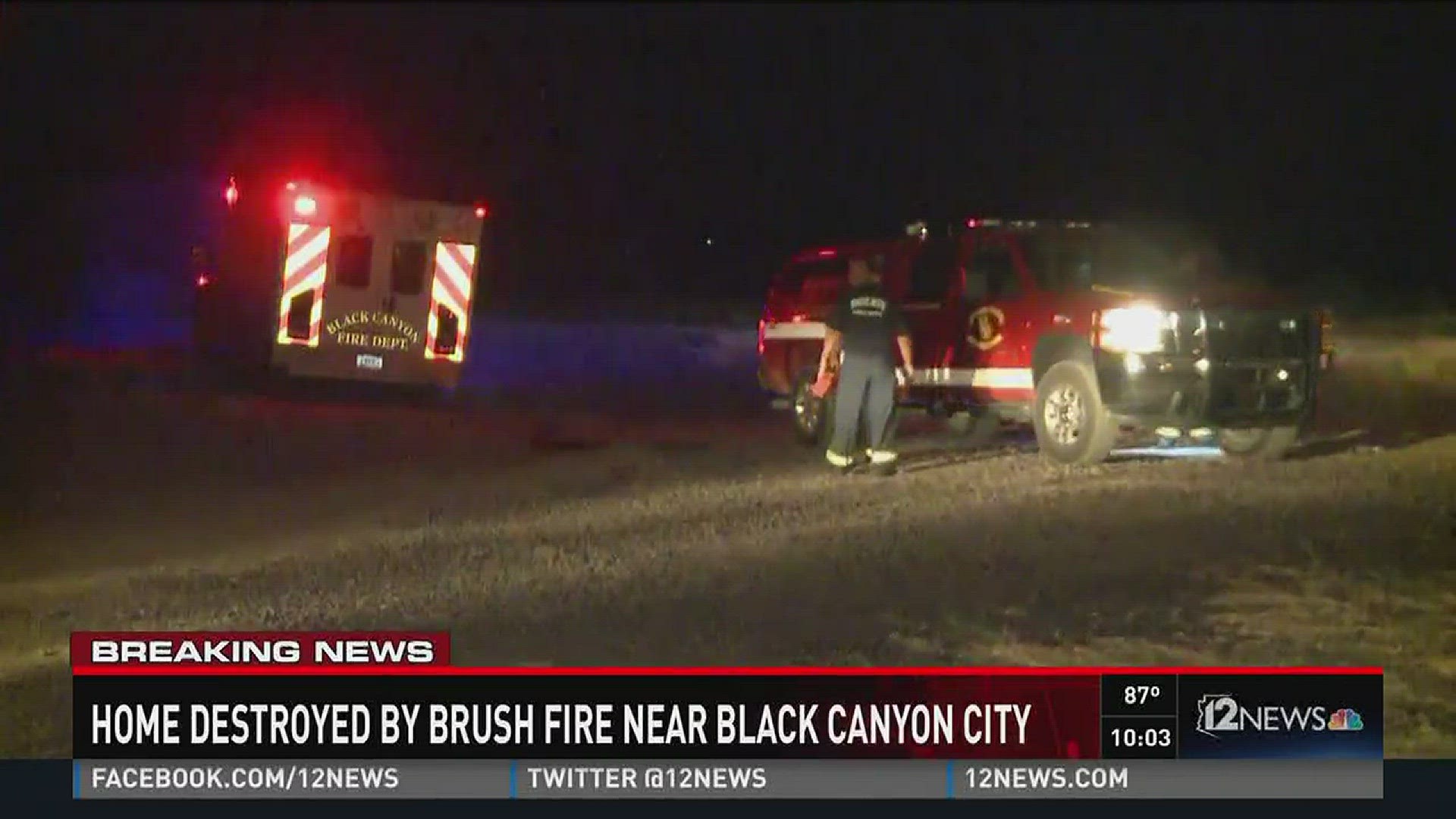 ‘Suspicious' Black Canyon City fire under investigation