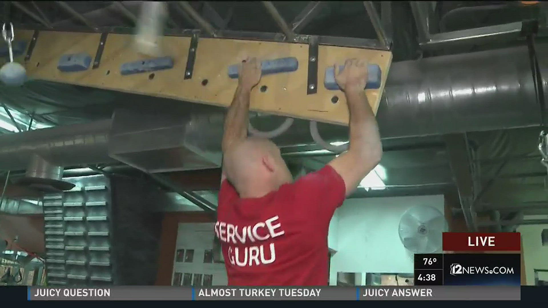 Special Olympics athletes at AZ on the Rocks for their annual 'Over the Edge' event.