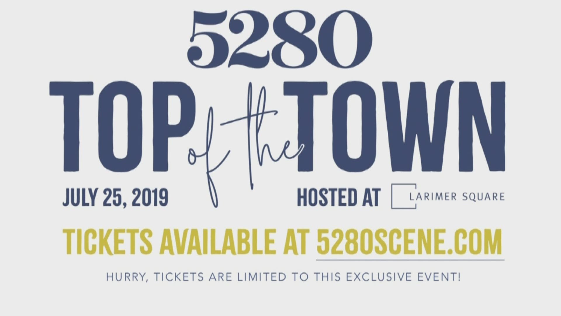 The latest edition of '5280 Magazine' features the Top of the Town and 142 reasons to love Denver. Editor Denise Mickelsen and Broadway Market chef Tajahi Cooke stopped by 9NEWS to talk about the delicious issue. 5280's Top of the Town event will be held July 25, 2019 at Denver's Larmier Square. Snag your tickets at 5280Scene.com.