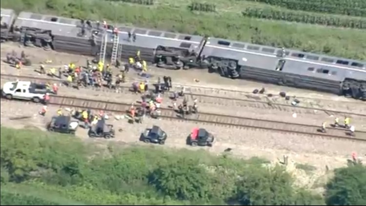 Tren de Amtrak con más de 200 pasajeros se descarrila en el norte de Missouri; se reportan heridos