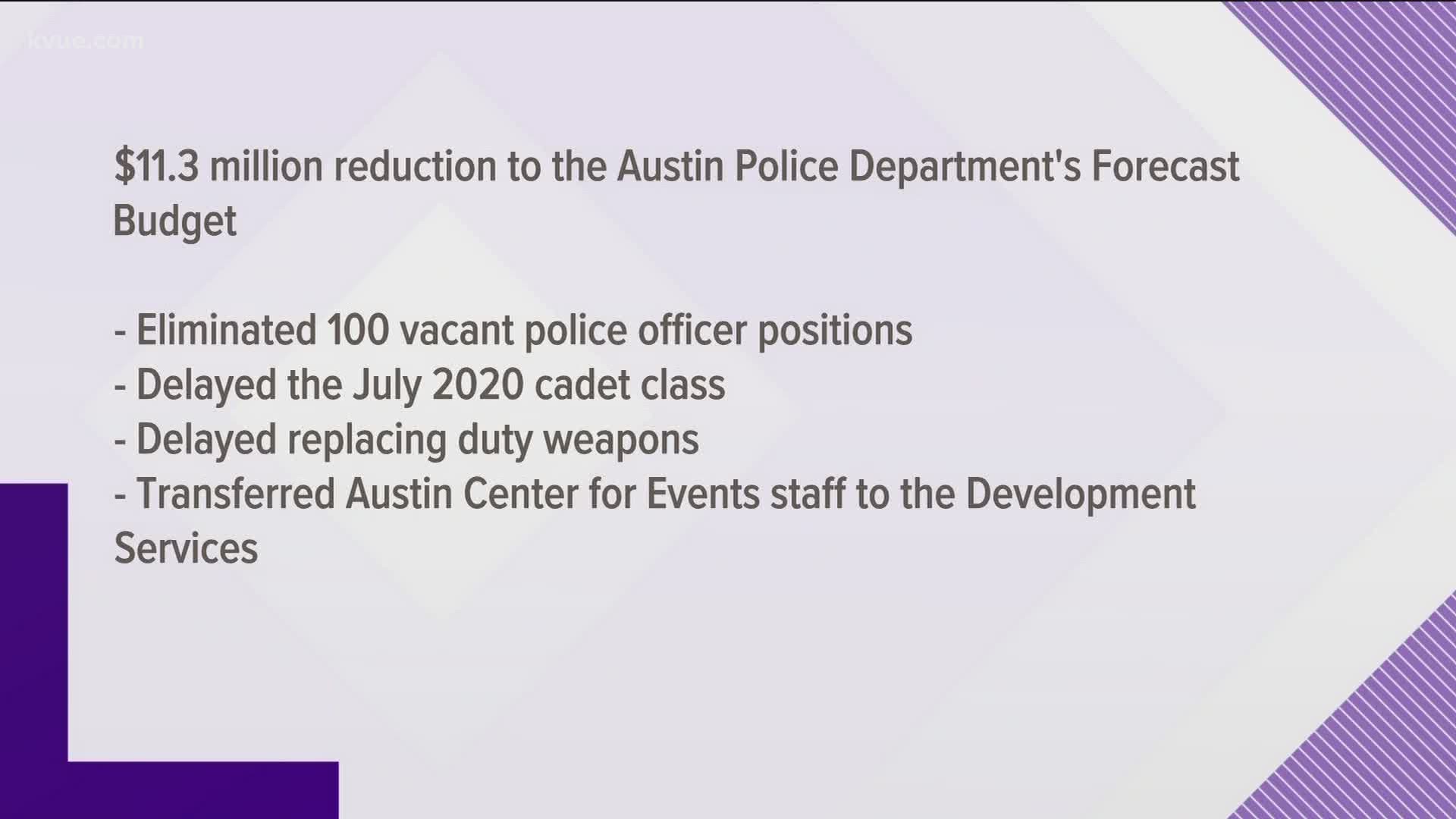 City Manager Spencer Cronk's budget plan includes tax hikes and millions cut from the Austin Police Department. Jenni Lee breaks it down.