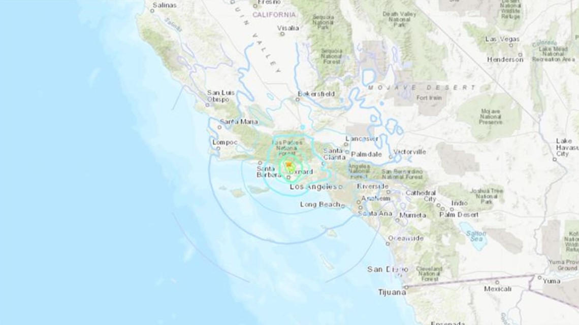 Ojai Earthquake California rocked during Hilary storm