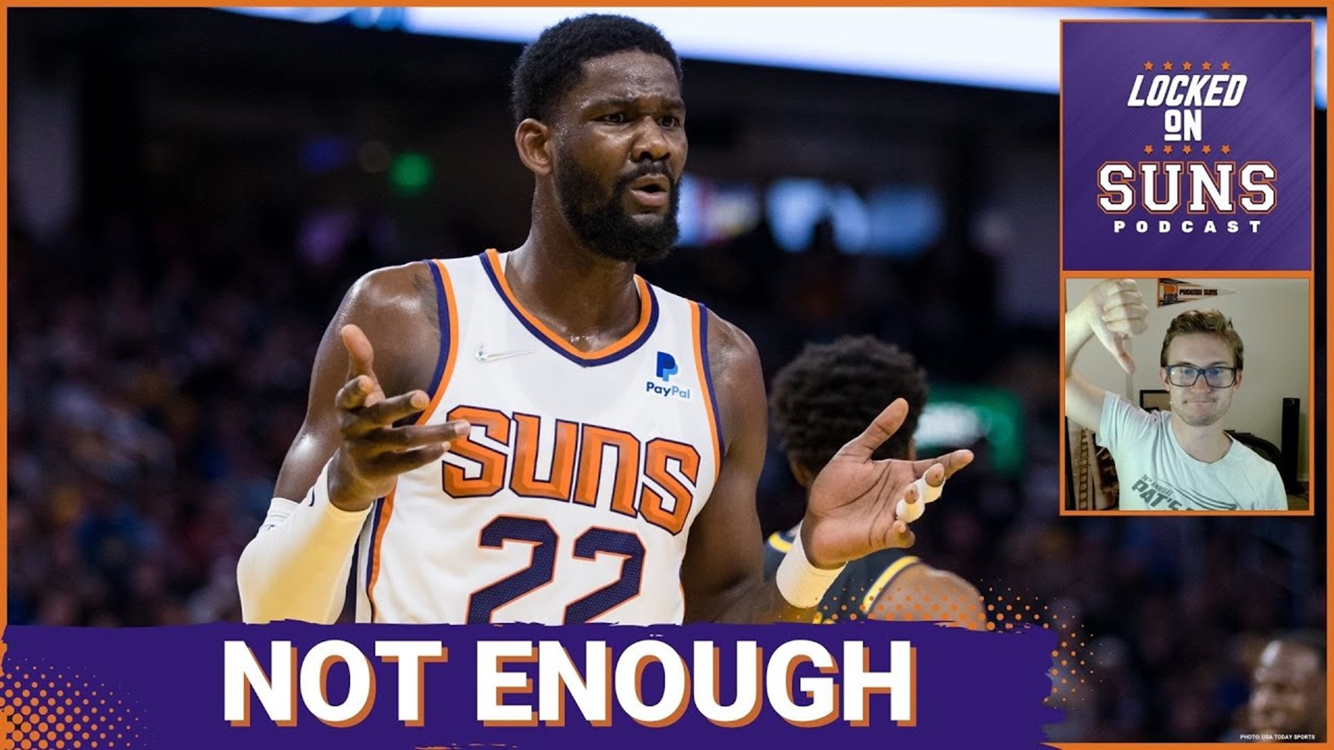 A late Phoenix Suns comeback wasn't enough in a loss to the Warriors, despite Devin Booker going for 32 and Deandre Ayton getting 27.