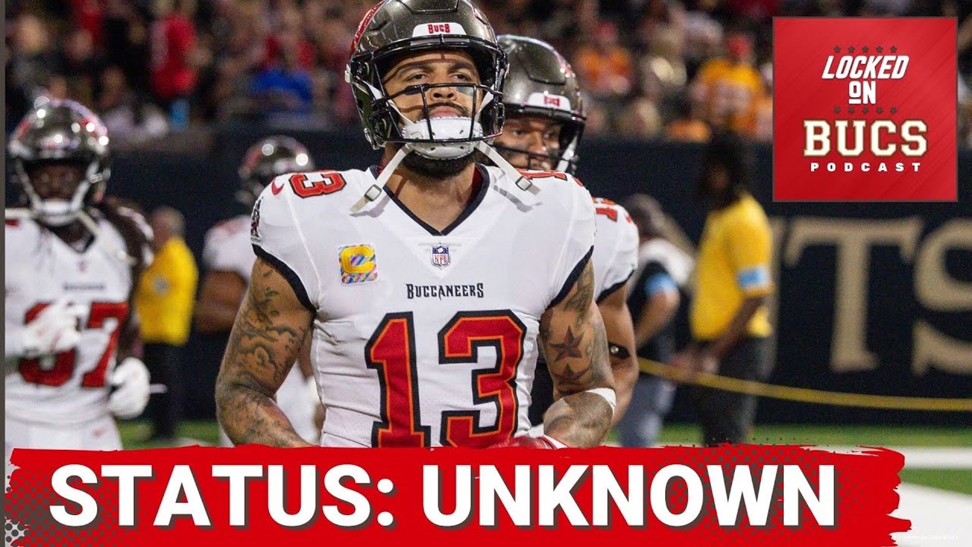 Tampa Bay Buccaneers star receiver Mike Evans has missed practice all week with a hamstring injury.