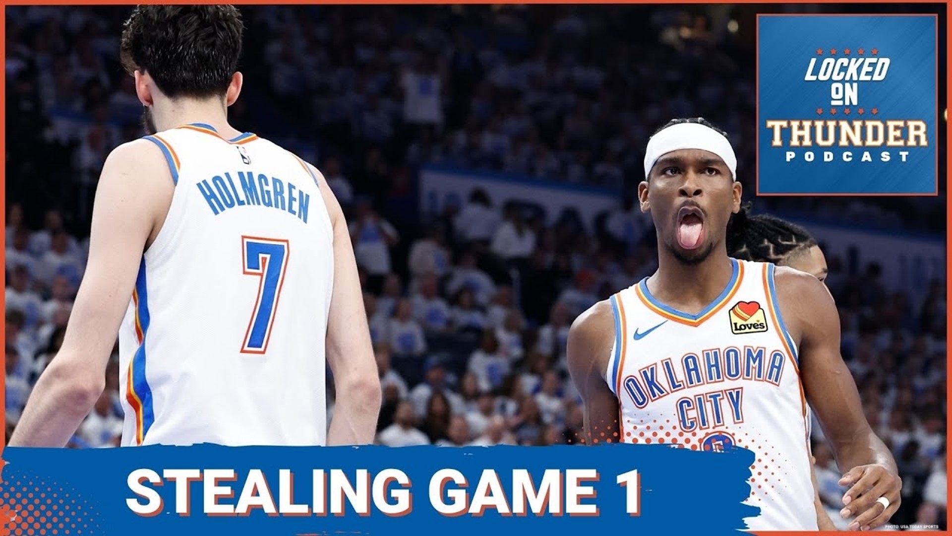 The Oklahoma City Thunder knock off the New Orleans Pelicans in Game 1 stealing the game in the NBA Playoffs despite not playing their best.