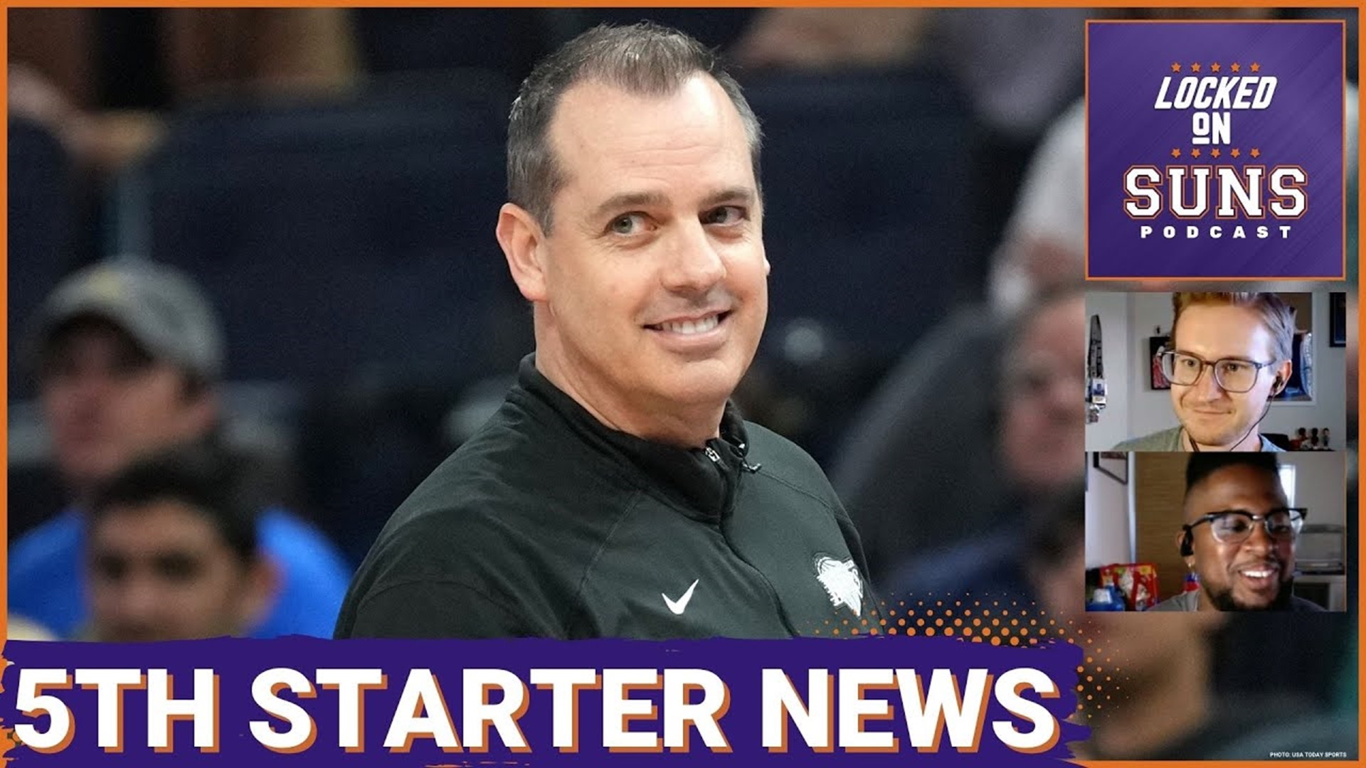 The Phoenix Suns will rotate players into their starting lineup according to head coach Frank Vogel.