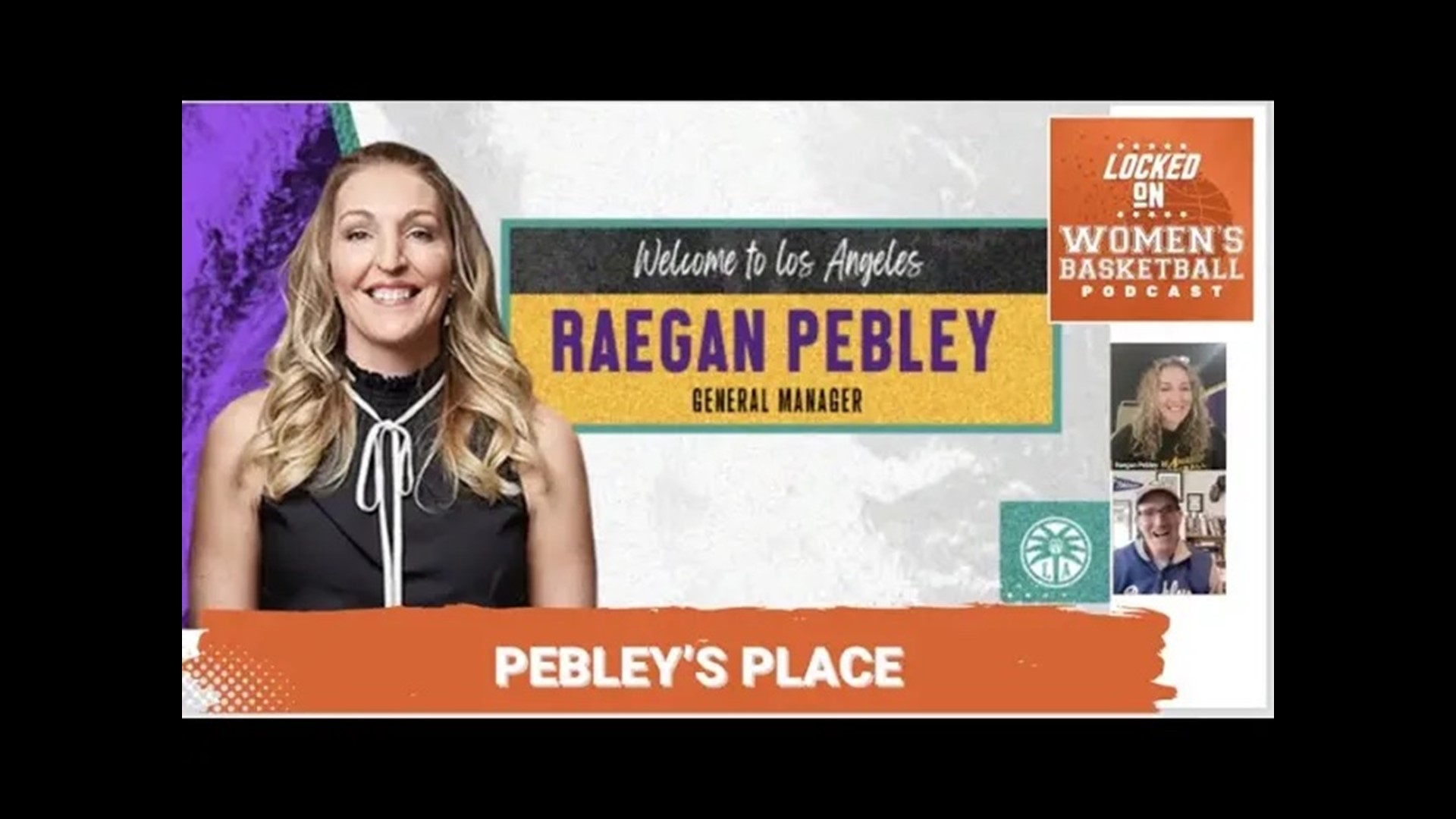 For Raegan Pebley, new general manager of the Los Angeles Sparks, the basketball journey she's followed has taken her into every corner of the sport.