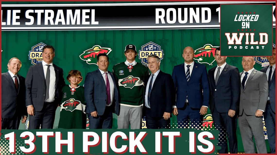 The Minnesota Wild will officially Draft 13th Overall in the 2024 NHL