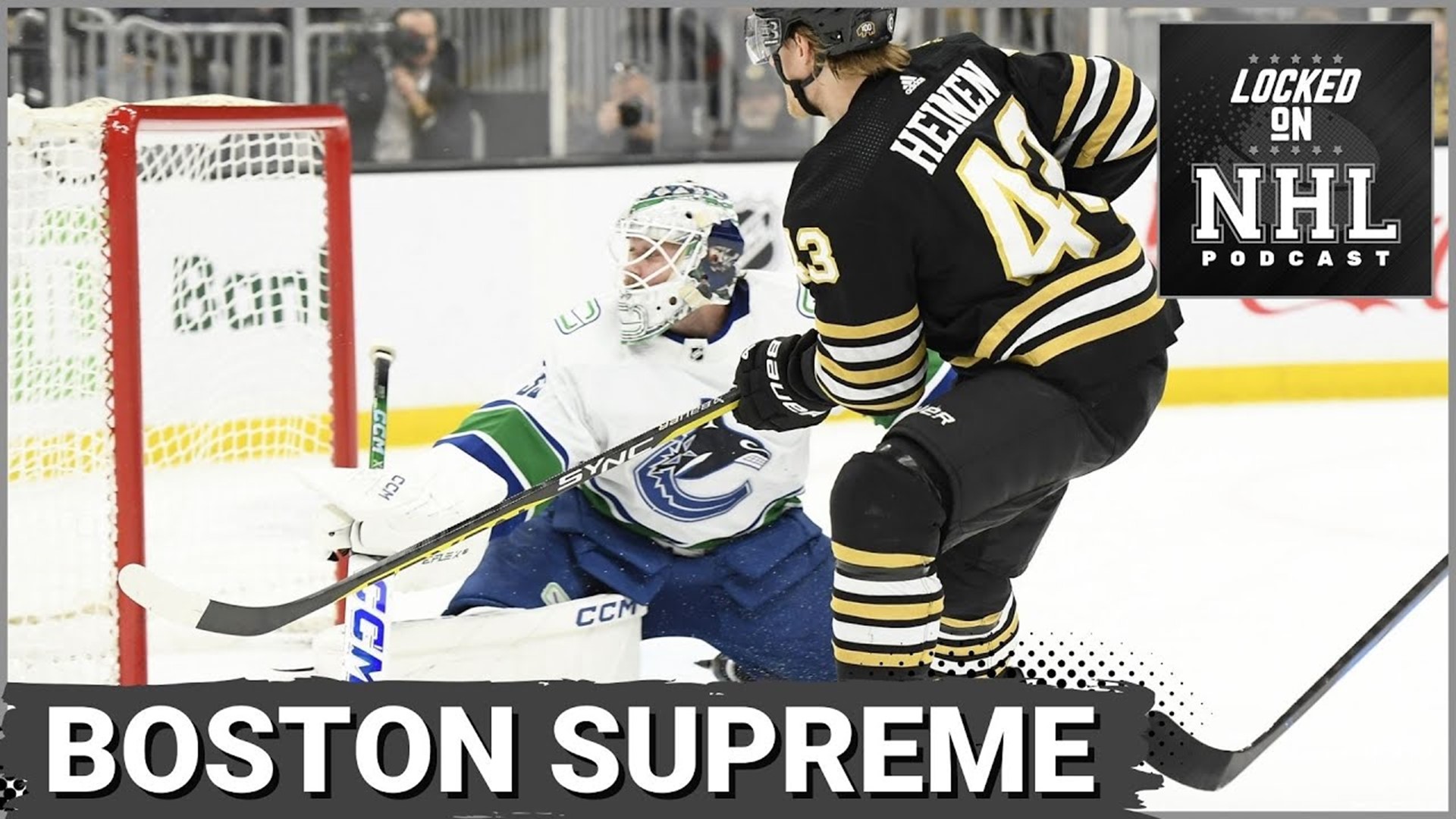 Two of the NHL's best faced off last night in Boston but the Bruins made short shrift of the Vancouver Canucks with a pair of shorthanded goals.