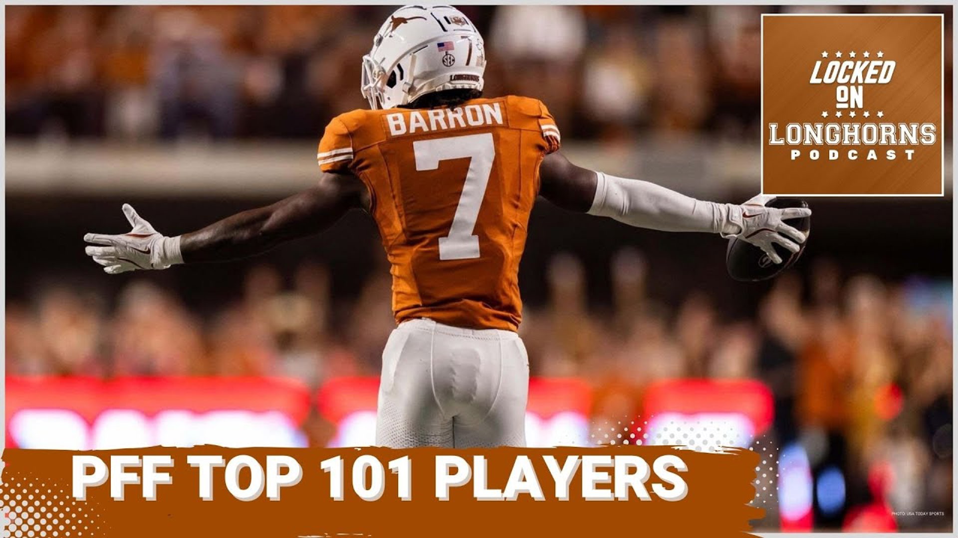 According to  @ProFootballFocus  the Texas Longhorns had seven of the best players in college football this season.