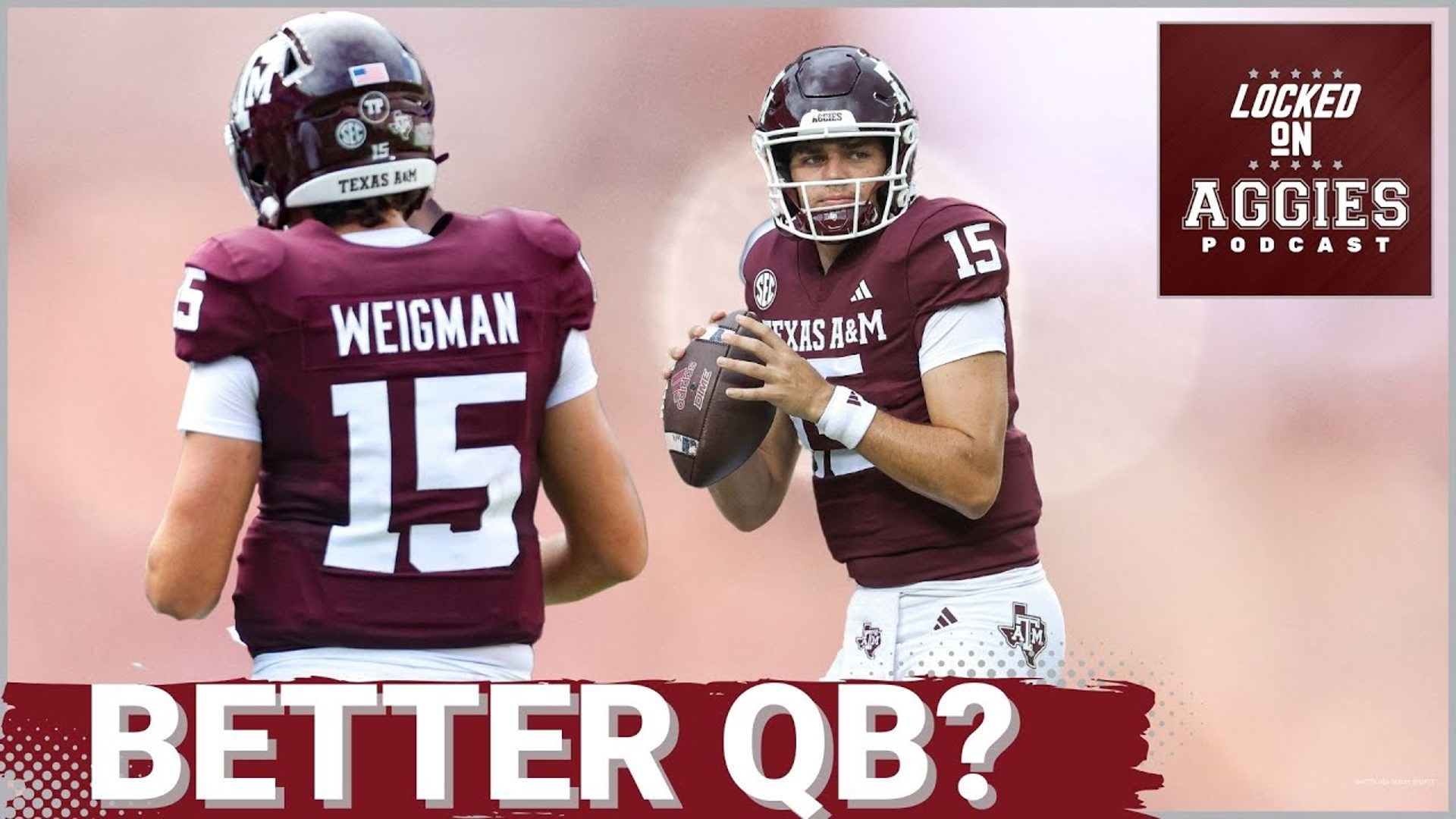 On today's episode of Locked On Aggies host Andrew Stefaniak talks about how Conner Weigman will give the Aggies an advantage at quarterback in more games than not.