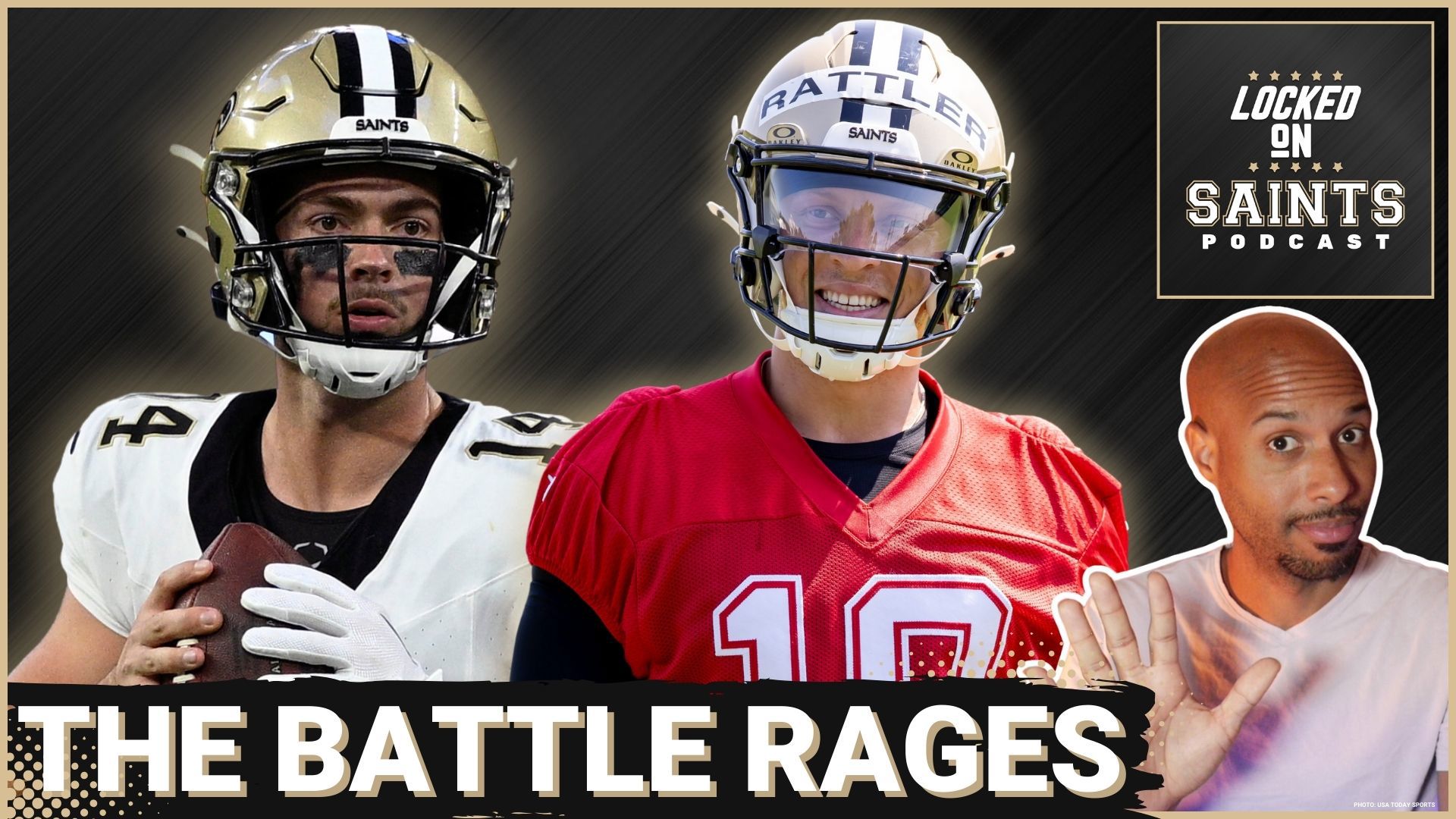 The New Orleans Saints QB2 battle rages on between Jake Haener and Spencer Rattler along with more big storylines to watch at the second week of Saints OTAs.