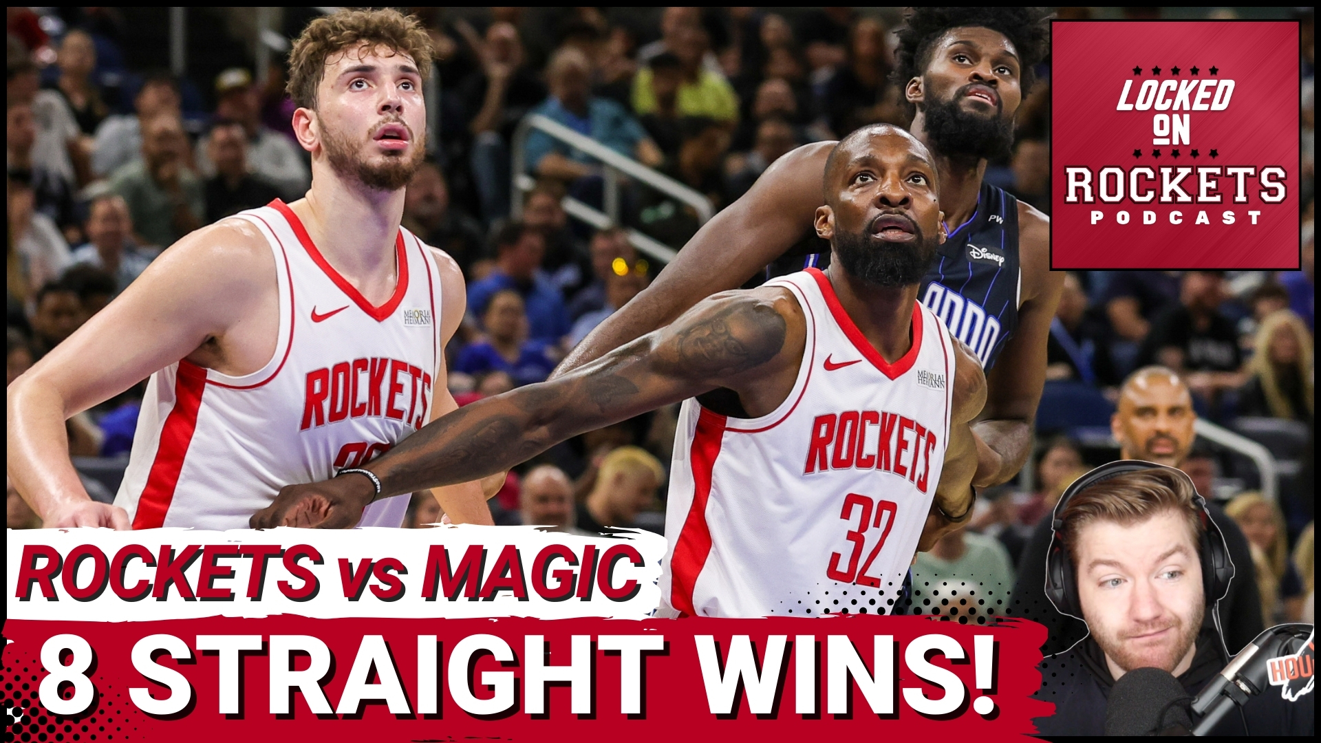 Jalen Green & Alperen Sengun Keep Houston Rockets HOT With 8th Straight Win Vs Orlando Magic