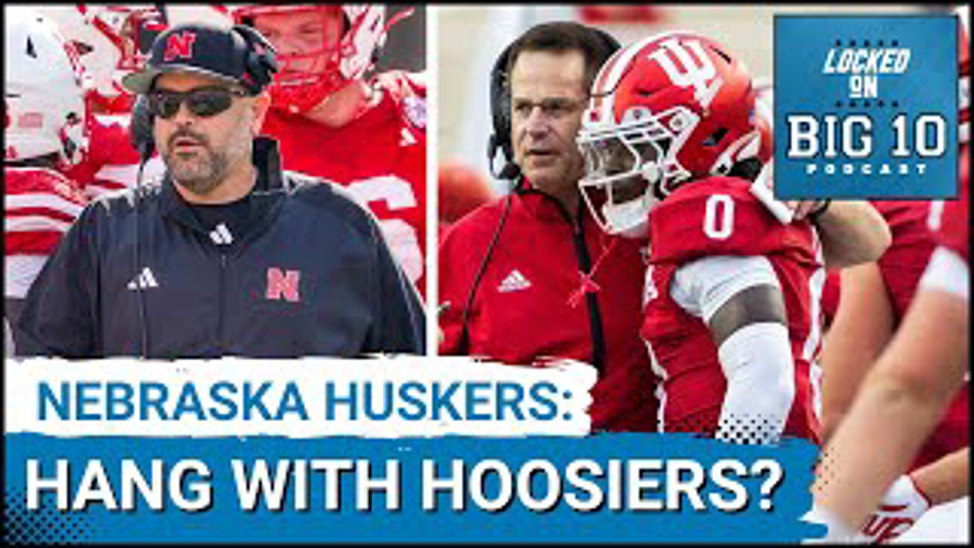 Saturday's Big Noon on FOX Big Ten college football matchup features Nebraska freshman quarterback sensation Dylan Raiola and the undefeated 16th ranked Hoosiers.