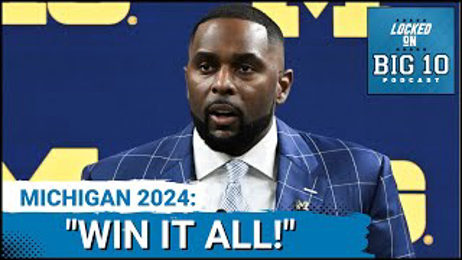 Most of the Michigan football roster and staff will look different going into the 2024 college football season. But new coach Sherrone Moore says the goal is gold.