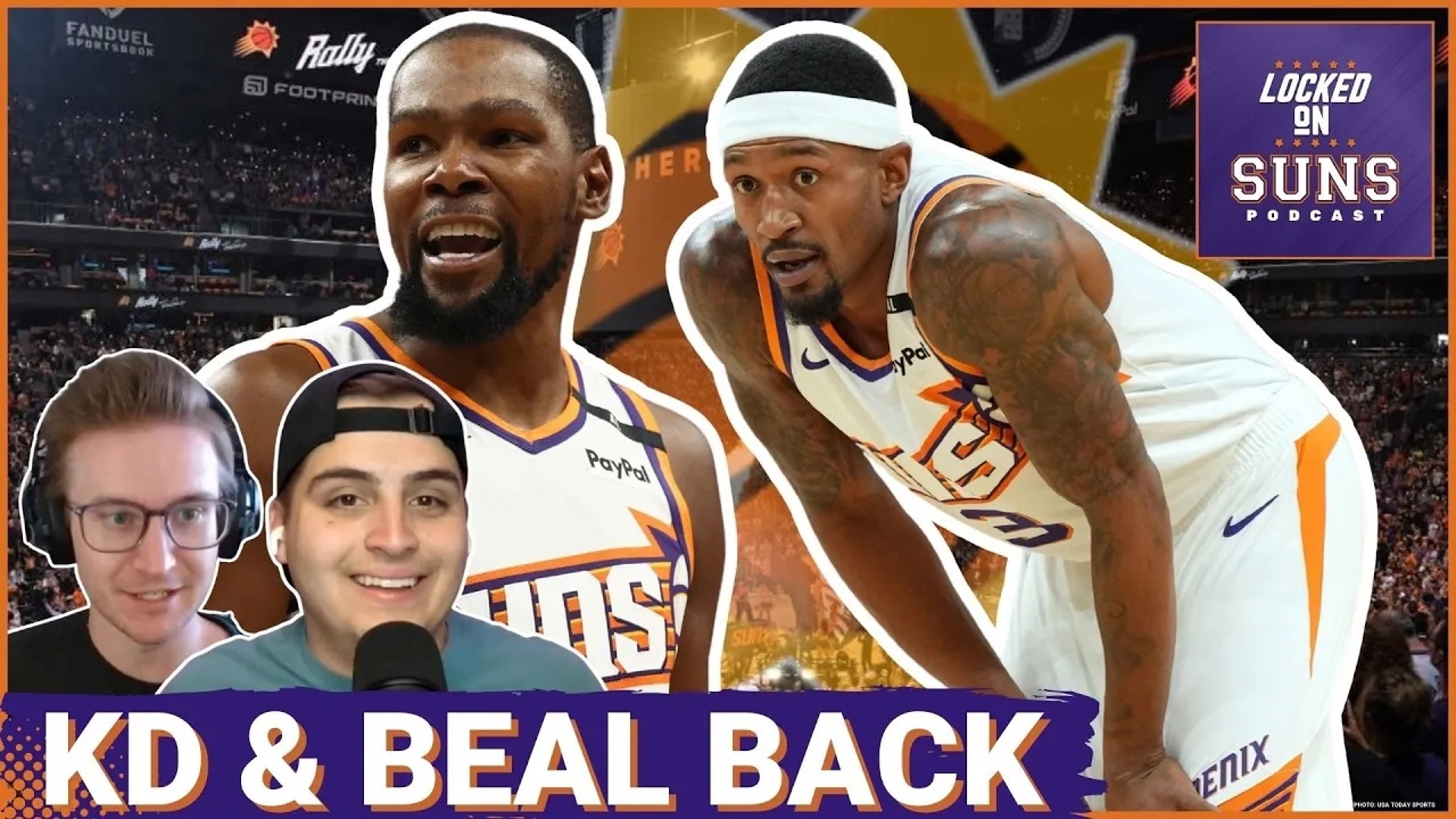 Kevin Durant and Bradley Beal are due back from calf strains as the Phoenix Suns finish out a huge 6-game homestand.