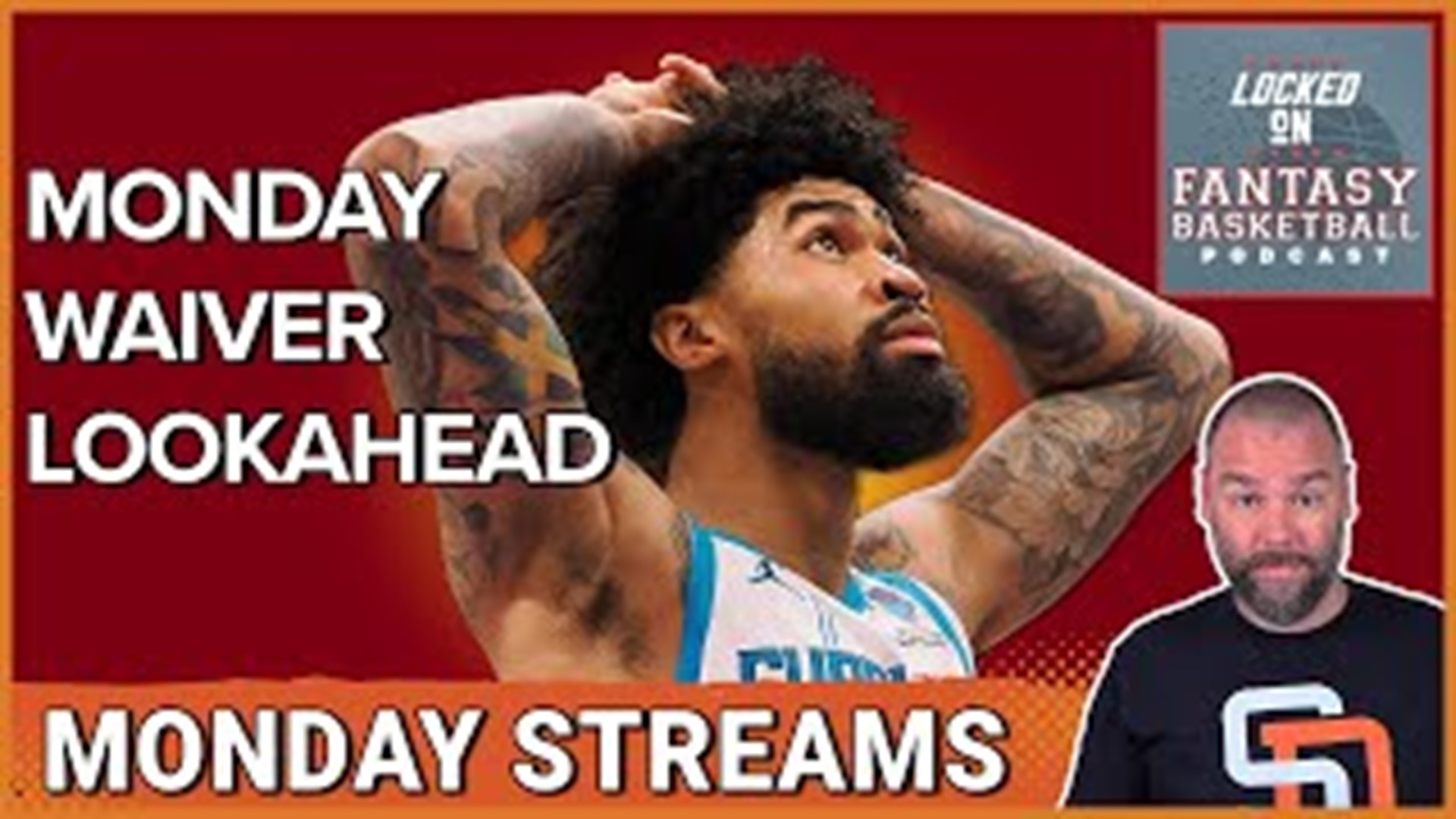 Tune into NBA Fantasy Basketball with Josh Lloyd for an in-depth look at Monday's 6-game slate. We focus on the fantasy prospects of Nick Richards with Charlotte.