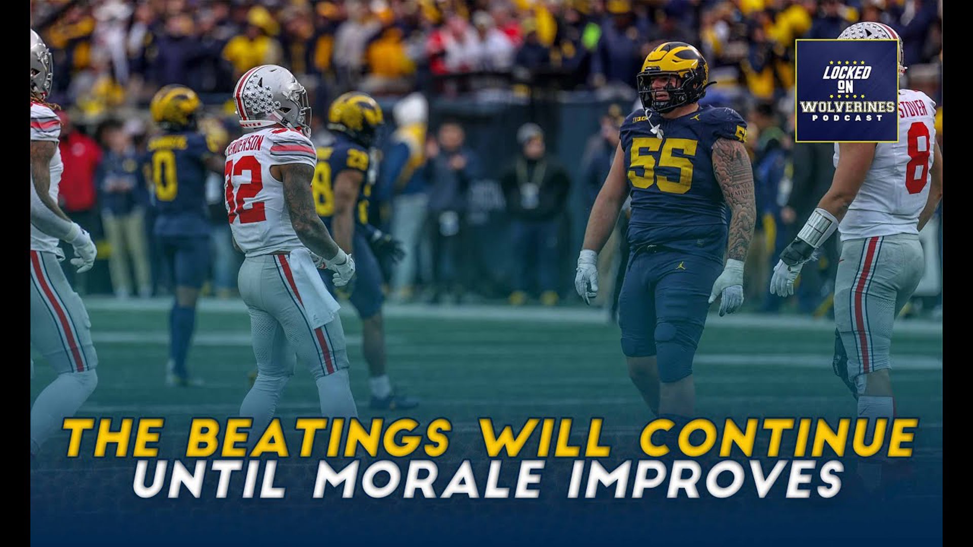 The beatings will continue until morale improves