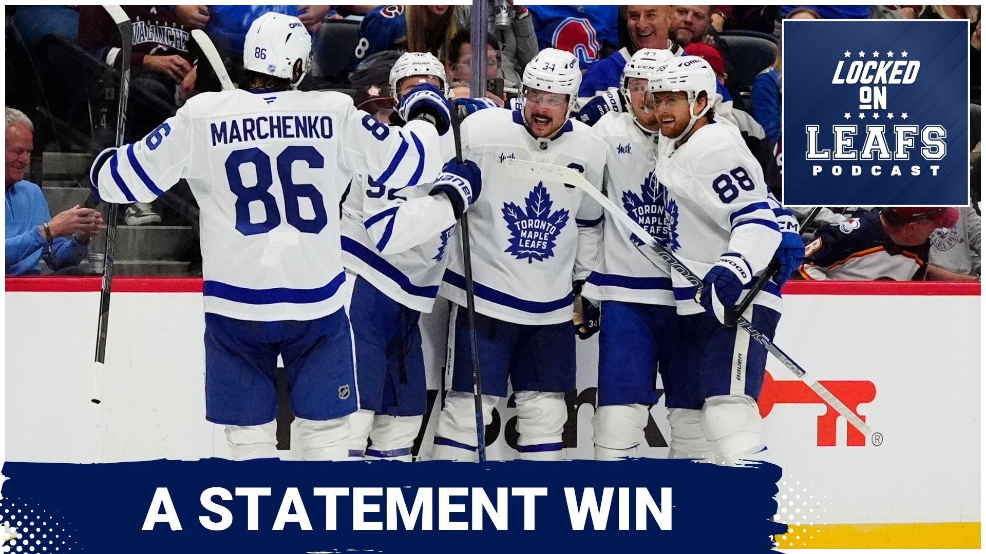 Maple Leafs Make a STATEMENT in Colorado! Matthews, & Nylander Take ...