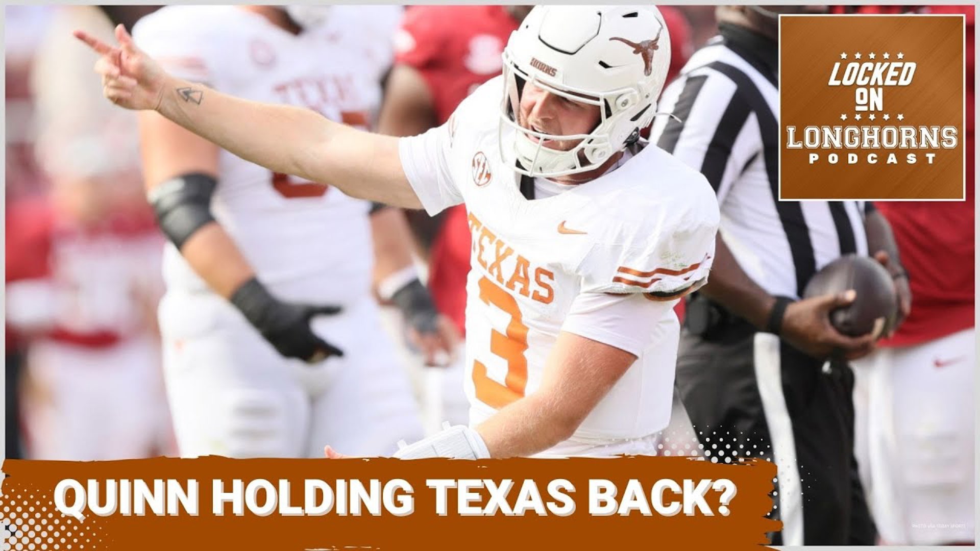 The overwhelming conversation surrounding the Texas Longhorns Football Team right now is whether Quinn Ewers is holding them back