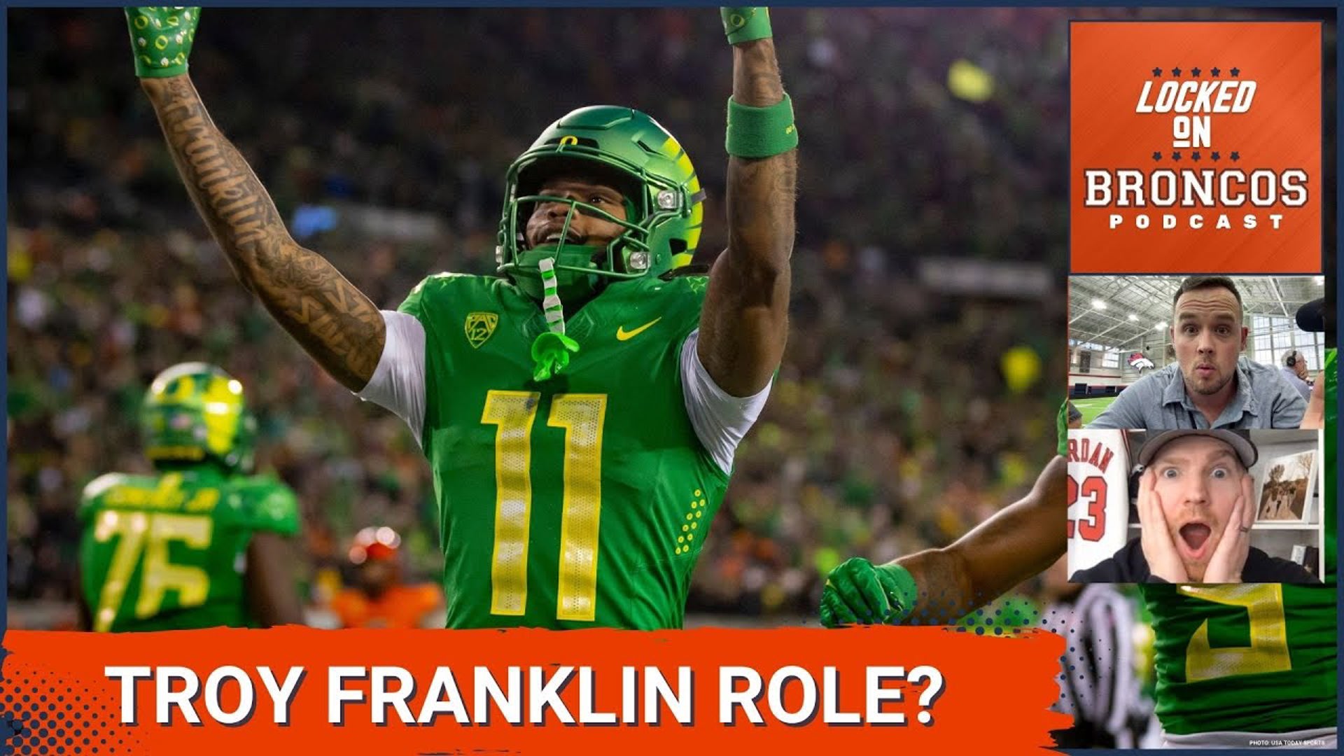Denver Broncos rookie wide receiver Troy Franklin could pick right up where he left off with Bo Nix in 2024.