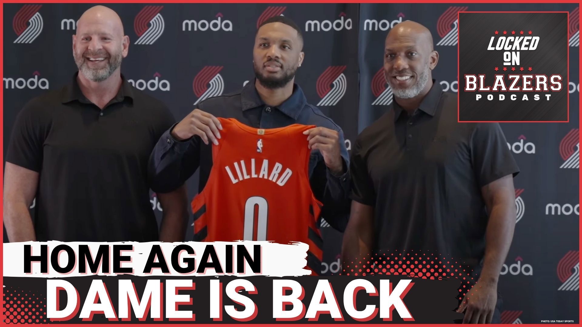 Damian Lillard was re-introduced a press conference in the Moda Center where he touched on returning to Portland and why it's meaningful to be a Trail Blazer again