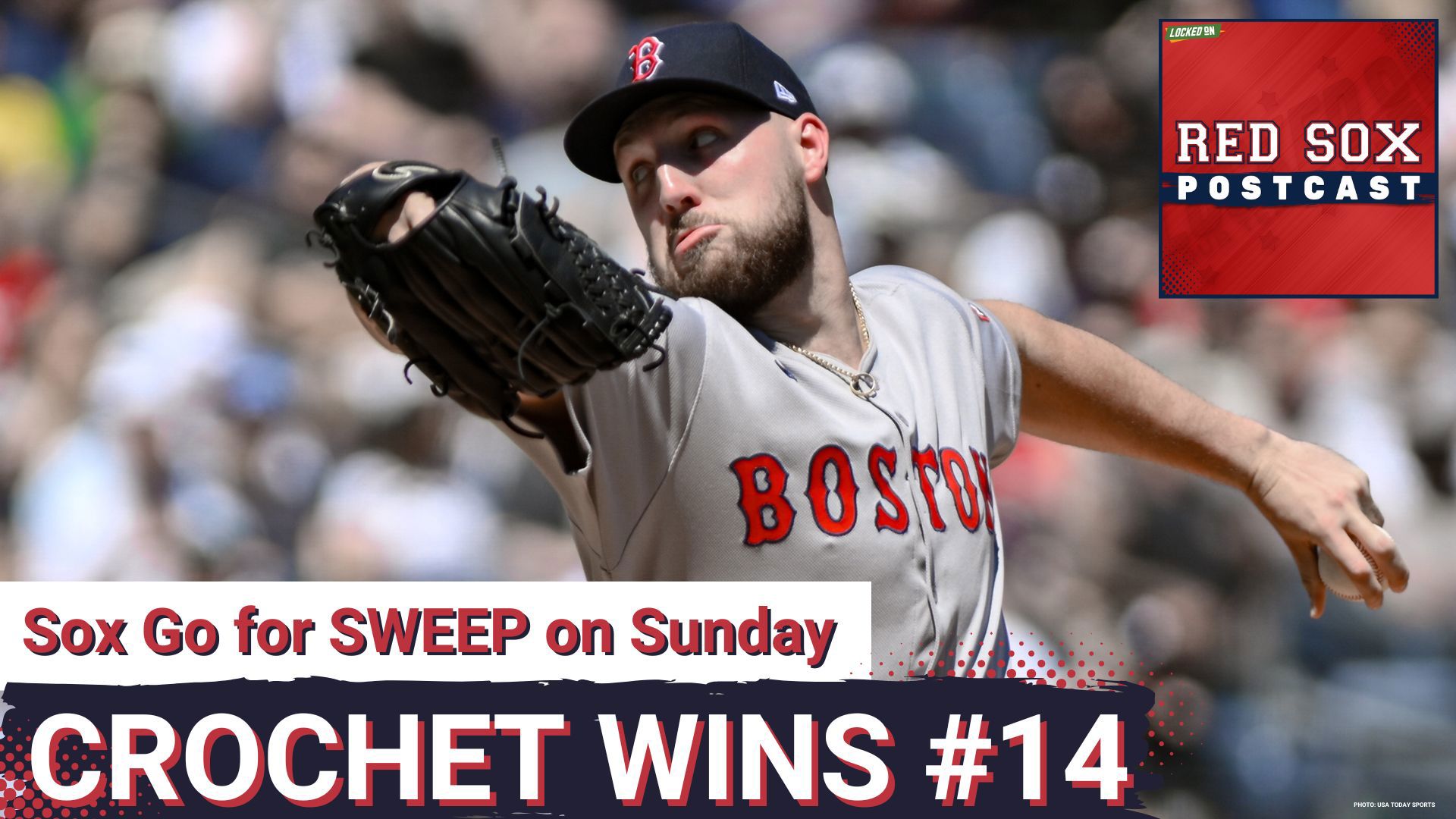 Garrett Crochet struck out 11 & allowed only 1 run over 7 innings in notching his 14th win. Trevor Story & Carlos Narvaez both homered in 12-1 win in the Bronx.