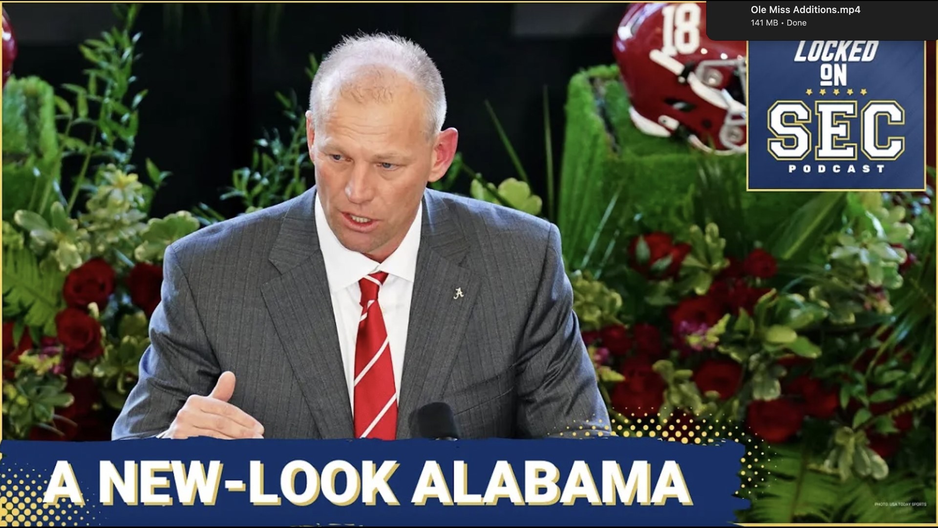 On today's show, we recap Kalen DeBoer's introductory press conference as he debuted as the new Alabama head football coach