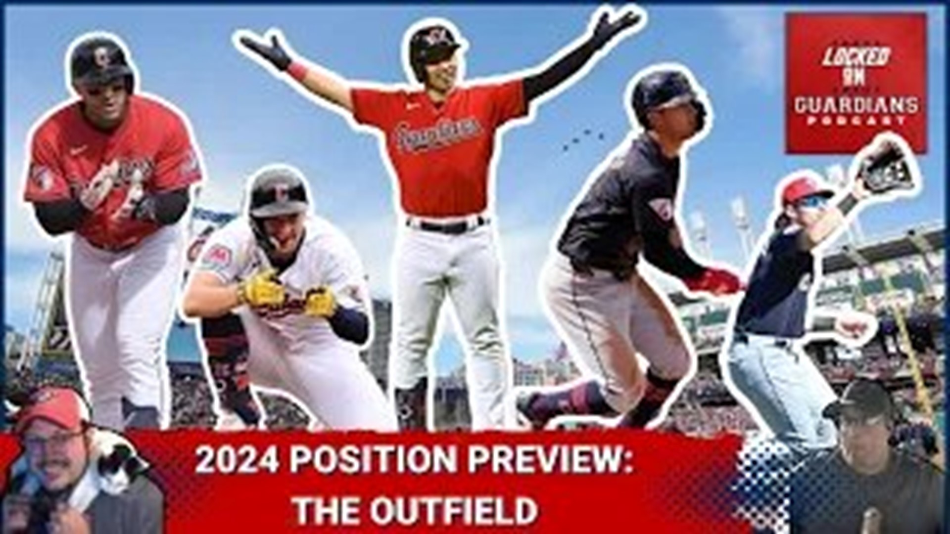 We continue with our 2024 Cleveland Guardians position preview, this episode we preview everyone's favorite position...the outfield.