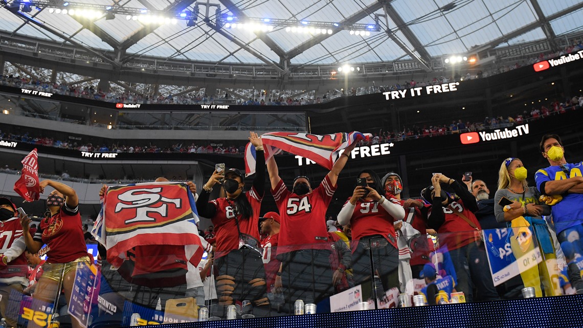 Akankah 49ers mendapatkan keuntungan lapangan kandang di LA melawan Rams lagi?  |  Podcast Locked On 49ers