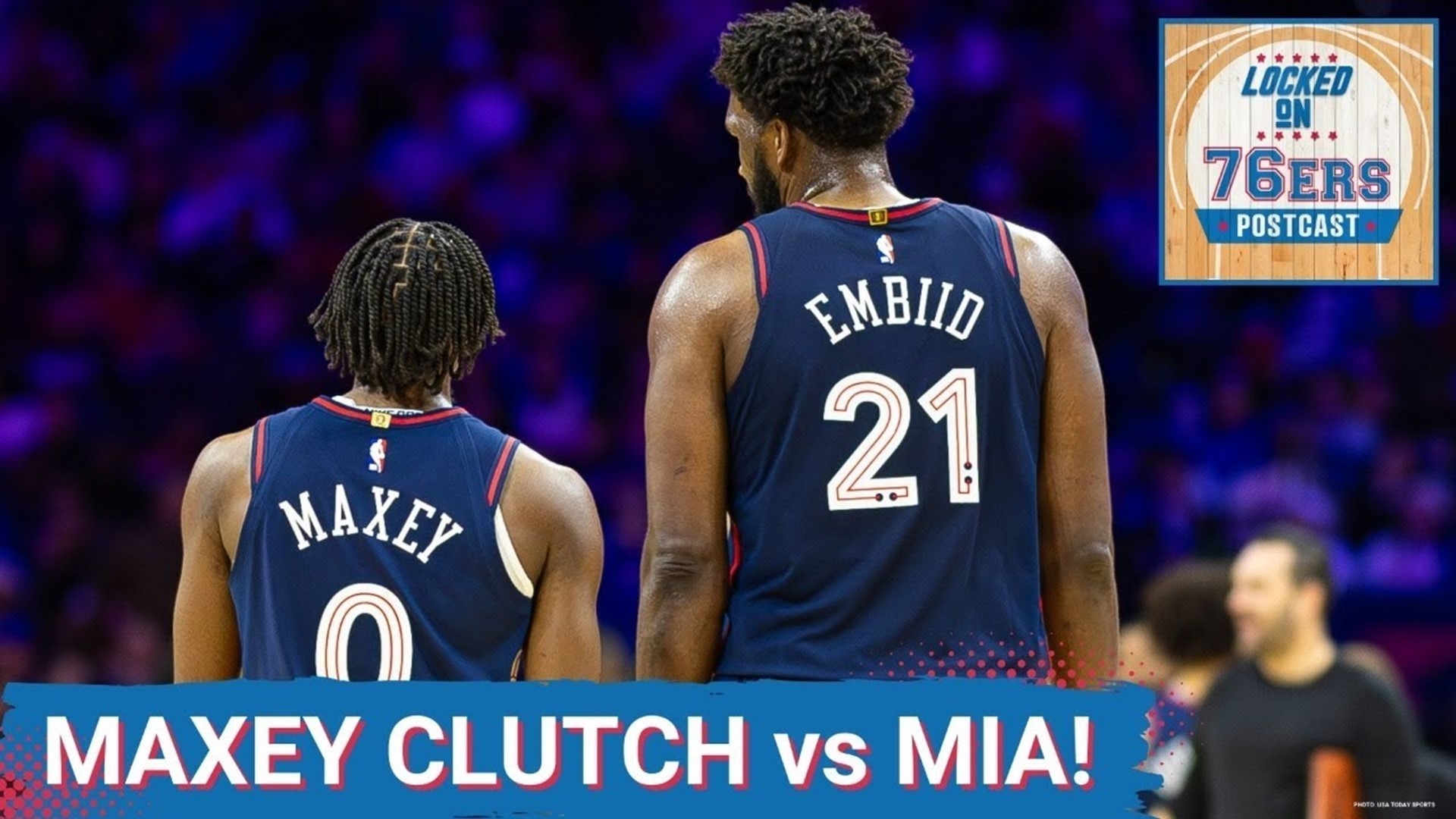 Tyrese Maxey made his return from hip tightness to score 37pts and come up just a rebound shy of a triple-double, to help the 76ers beat the Miami Heat 109-105.
