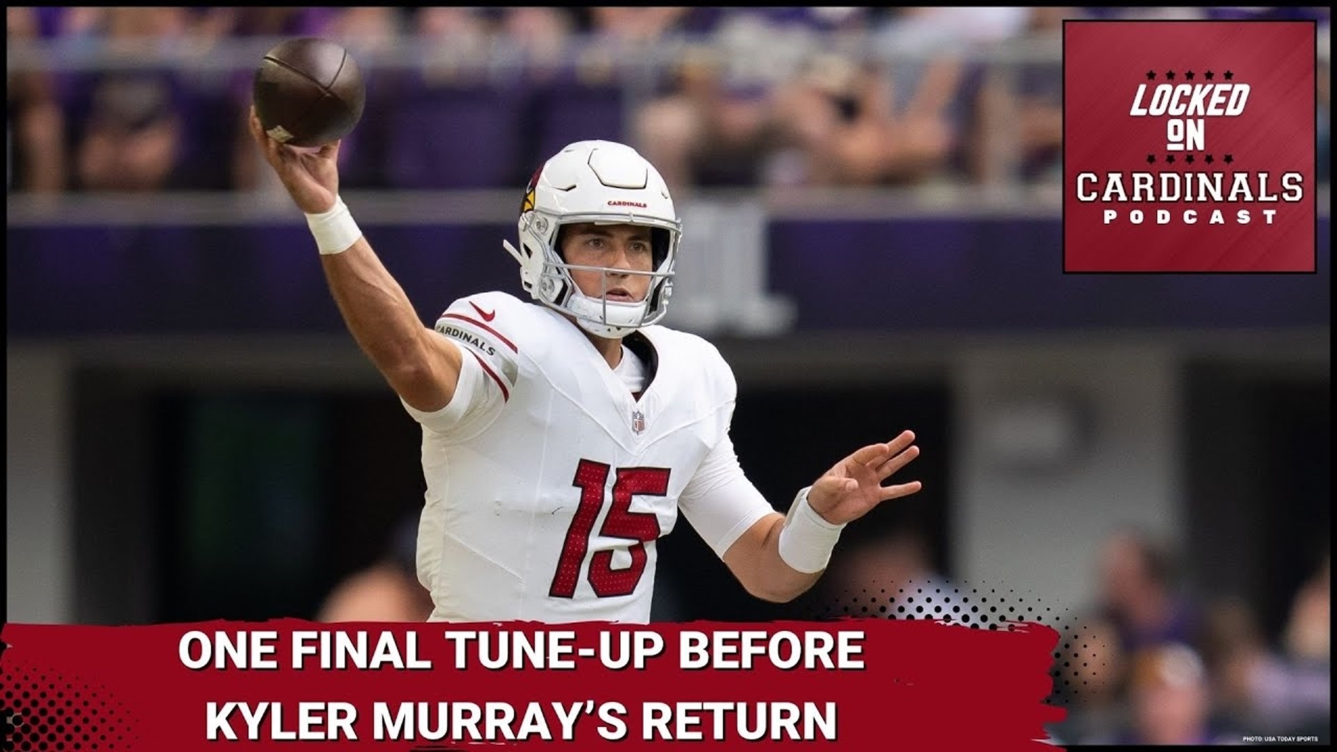 The 1-7 Arizona Cardinals travel to Cleveland to take on the 4-3 Browns in what's set to be the last week the Cardinals offense will be without Kyler Murray.