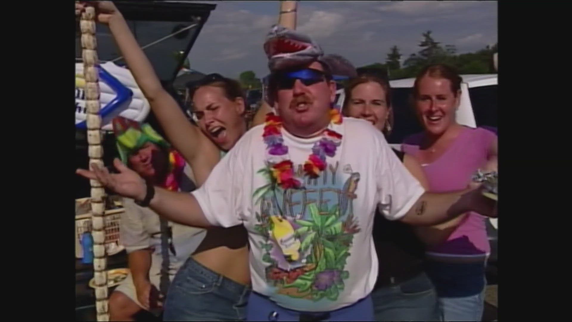 Long before the show started, the good times were rolling in a parking lot transformed into Margaritaville.