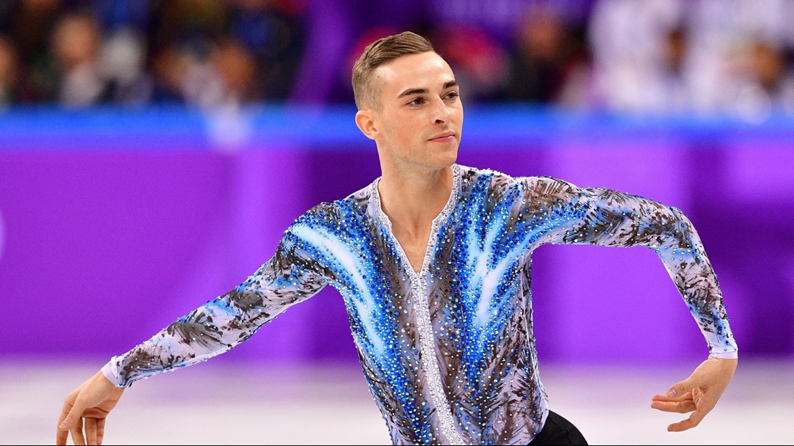 Adam Rippon dazzles with Olympics figure skating performance, wardrobe